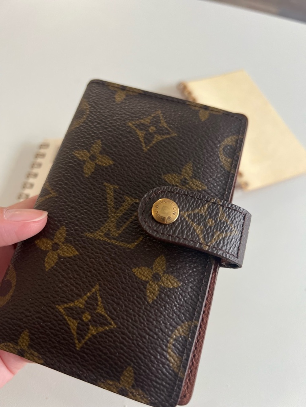 Louis Vuitton Monogram Mini Agenda/Card Wallet